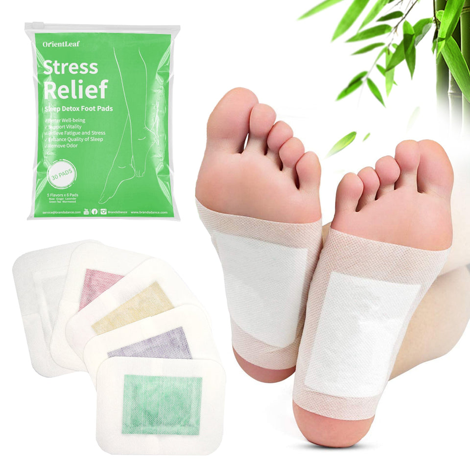 Revitalize Nights: 30 Natural Herbal Sleep Foot Pads for Total Body Renewal