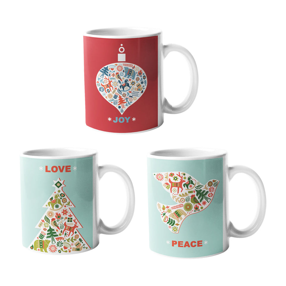 Christmas Gift Coffee Mug Set