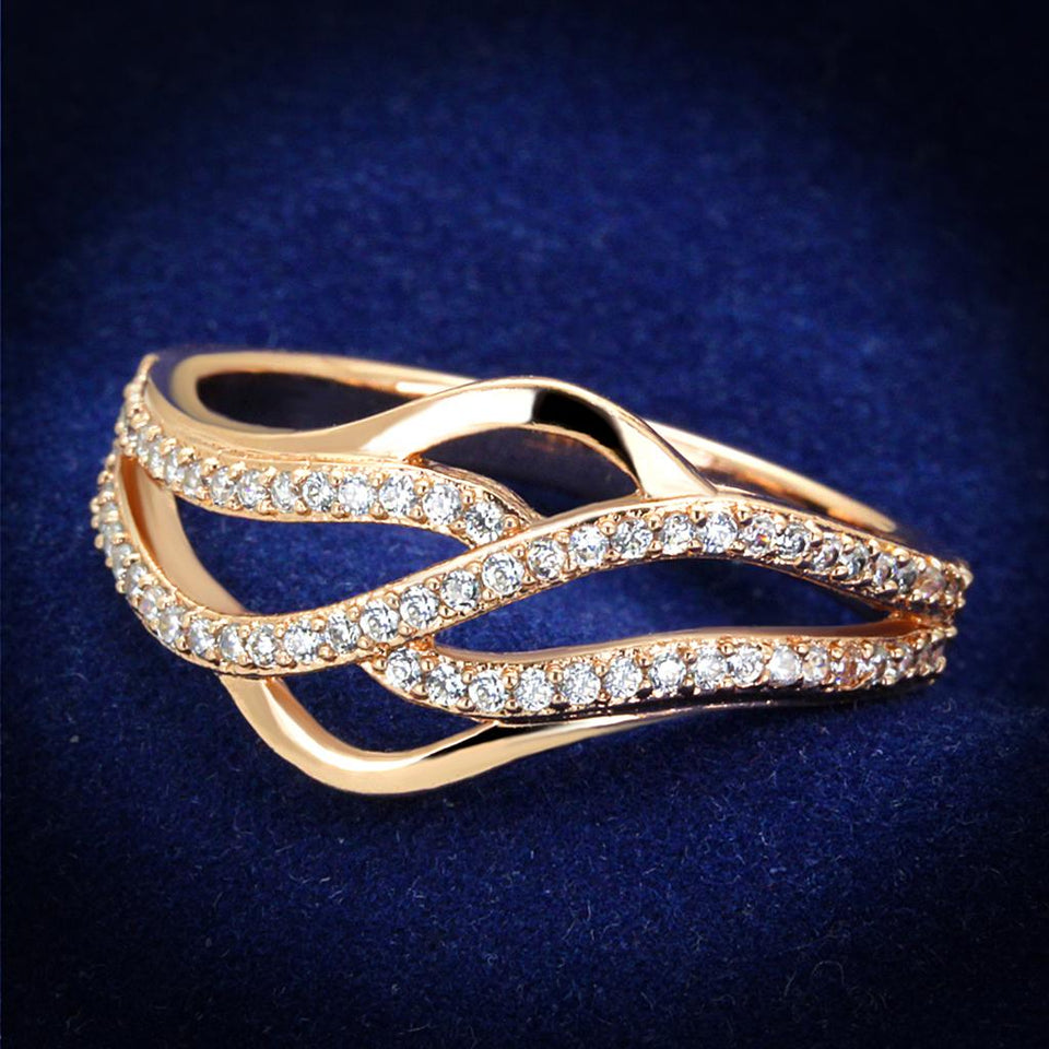 Rose Gold 925 Sterling Silver Ring