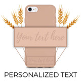 Biodegradable Personalized Phone Case - Pastel Pink