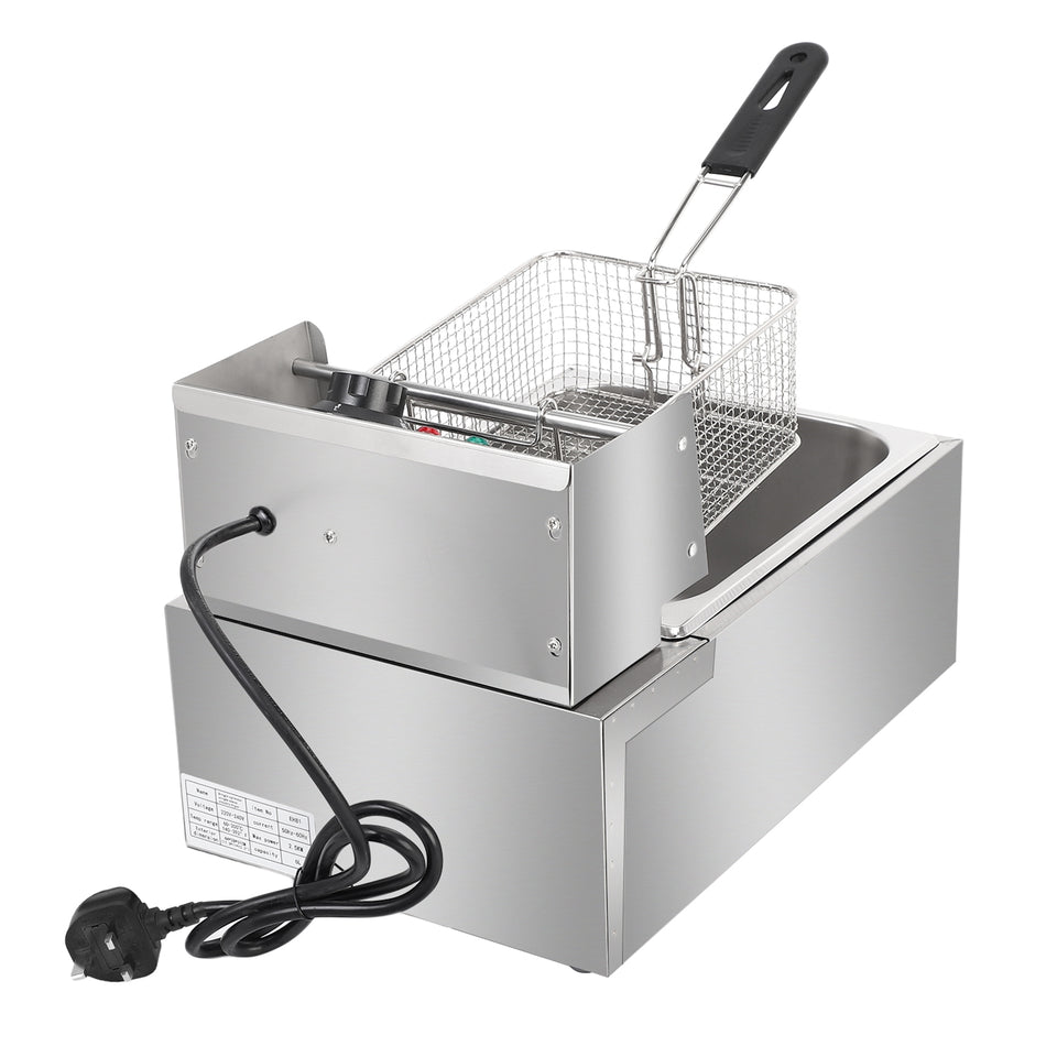 Stainless Steel Deep Fryer 2.5KW 220-240V 6L